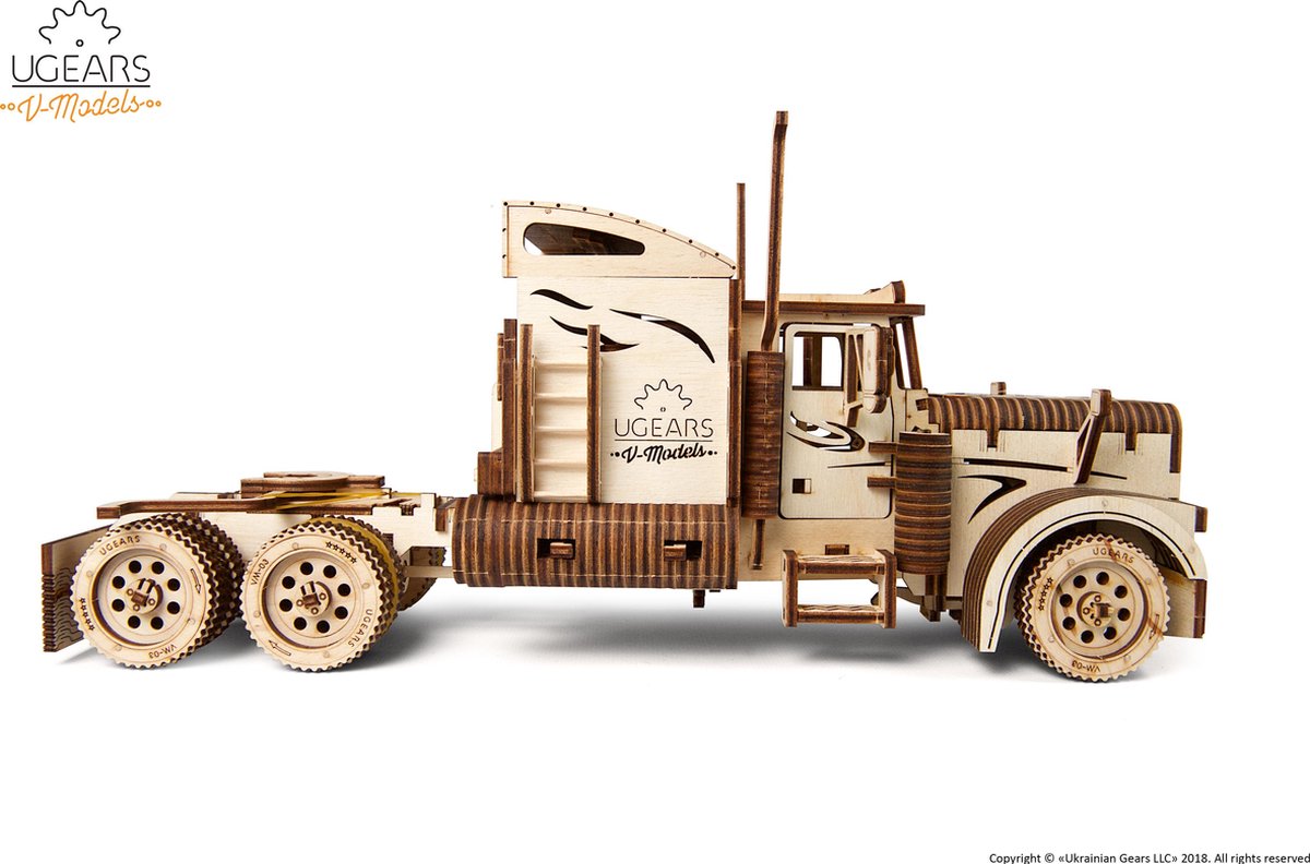 UGEARS Houten 3D Model - Heavy Boy Truck — afbeelding 22