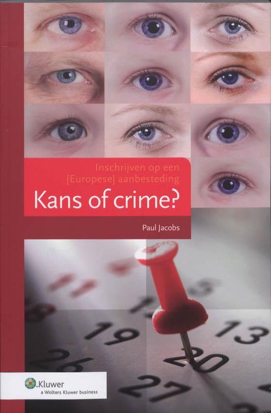 Cover van het boek 'Kans of crime ?' van Paul Jacobs