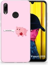 Huawei P Smart 2019 Uniek TPU Hoesje Pig Mud