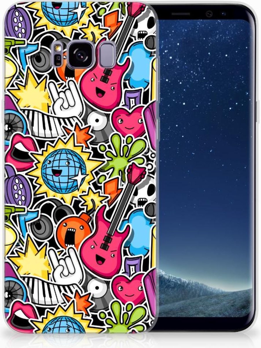 Samsung Galaxy S8 Plus Silicone Back Cover Punk Rock
