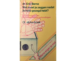 Omslag van Wat moet je zeggen nadat je hallo gezegd hebt?