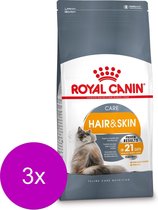 Royal Canin Fcn Hair & Skin Care - Nourriture pour Nourriture pour chat - 3 x 2 kg