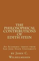 The Philosophical Contributions of Edith Stein