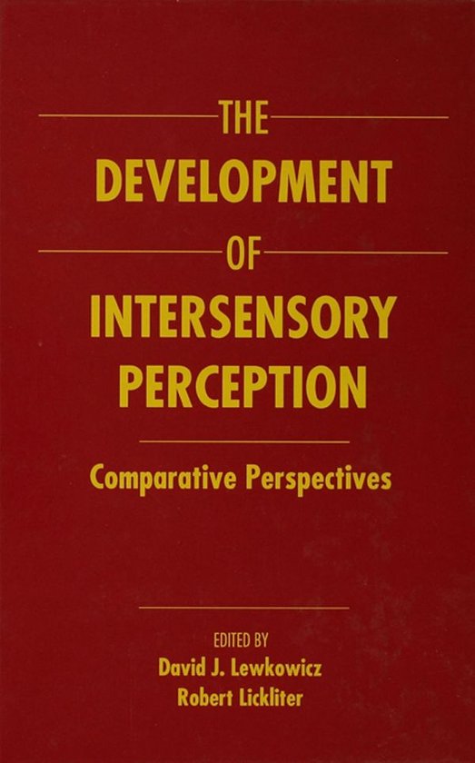 The Development of Intersensory Perception - cover