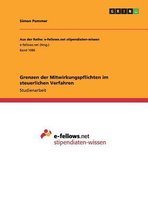 Grenzen Der Mitwirkungspflichten Im Steuerlichen Verfahren