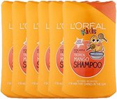 L'Oreal Kids Tropical Mango - 6 x 250 ml - Shampoo - Voordeelverpakking
