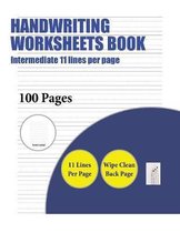 Handwriting Worksheets Book (Intermediate 11 lines per page)