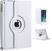 geschikt voor iPad Air Hoes Cover Multi-stand Case 360 graden draaibare Beschermhoes Wit