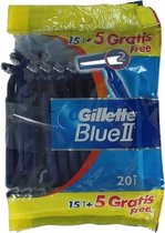 2 x 20 stuks Gillette blue 2 scheermesjes
