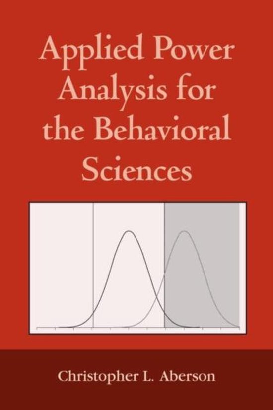 Applied Power Analysis for the Behavioral Sciences - cover