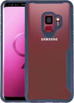 Navy Focus Transparant Hard Cases voor Samsung Galaxy S9