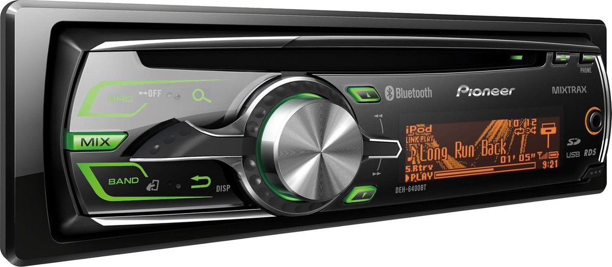 Pioneer DEH6400BT Autoradio met Bluetooth