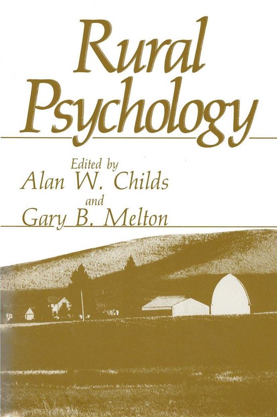 Rural Psychology (ebook) 9781461335122 Boeken bol