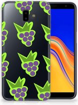 Geschikt voor Samsung Galaxy J6 Plus (2018) Uniek TPU Hoesje Druiven