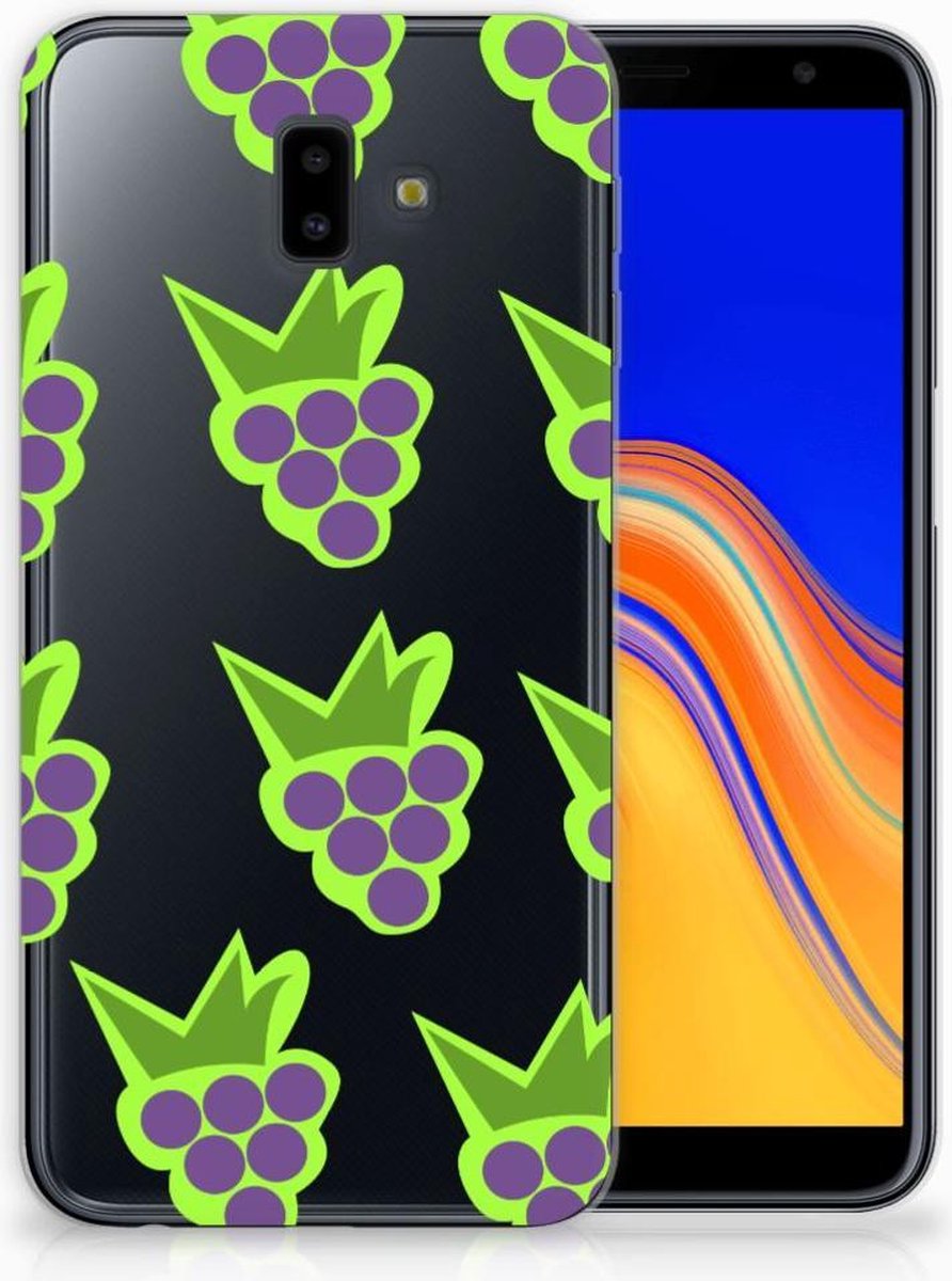 Samsung Galaxy J6 Plus (2018) Siliconen Case Druiven