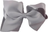 Jessidress Meisjes Haar Clips met Haar Strikje van 13 cm - Grijs