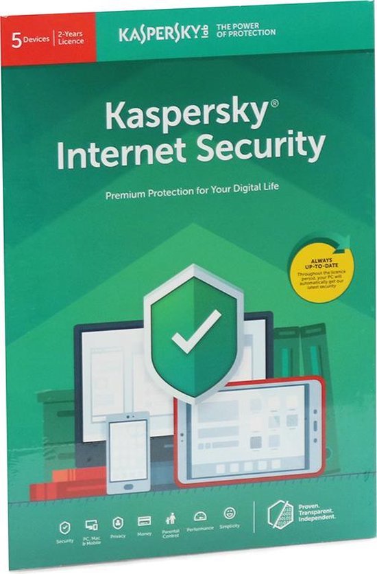 Kaspersky Internet Security | 5 Apparaten | 2 Jaar | DOWNLOAD | bol.com