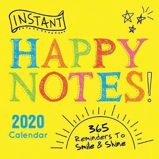 2020 Instant Happy Notes Boxed Calendar