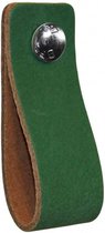 NiiNiiX Leren handgreep Groen - Maat M 3,0 x 17 cm;