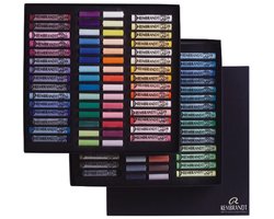 Soft pastel set heel en half 2 x 60 kleuren softpastels pastelkrijt