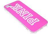 Roze pink hoesje siliconen Geschikt voor iPhone 5/ 5S/ SE