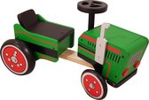 Playwood - Houten loopauto tractor - met opbergvak