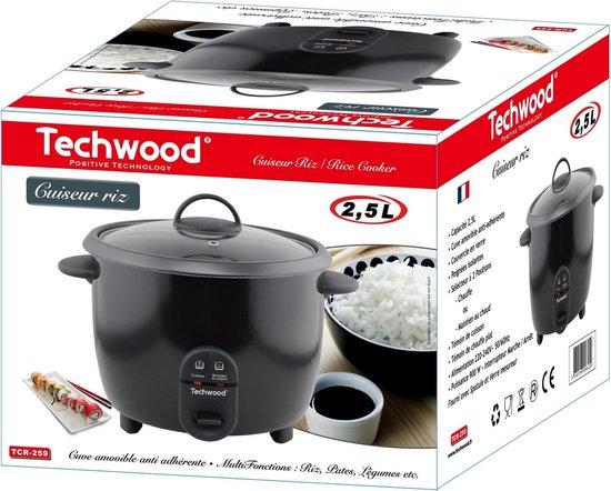 Techwood TCR-100 Cuiseur à riz Noir occasion seconde main chez