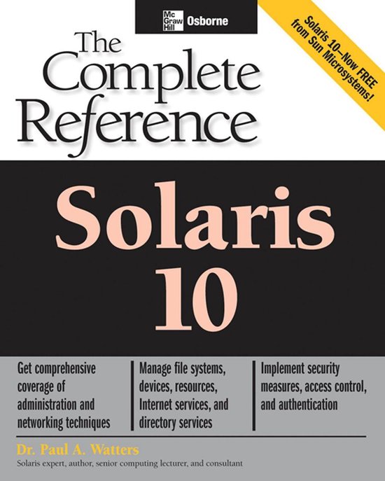 Solaris 10 the Complete Reference - cover