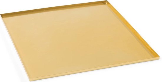 Sierplateau,goudkleurig aluminium, 40 cm