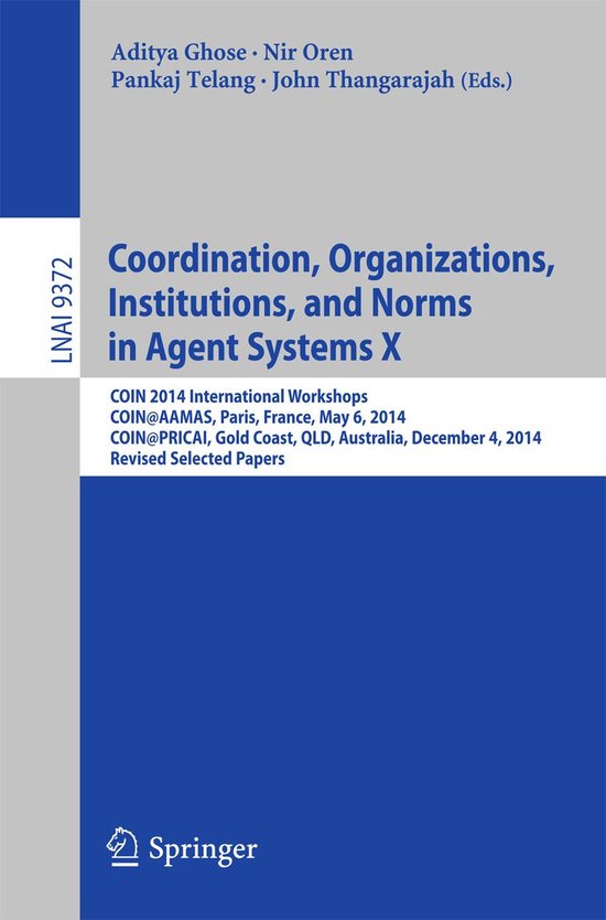 Springer Nature Proceedings Computer Science - Coordination, ... - cover