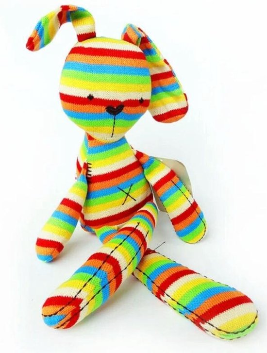 Regenboog Konijn - Rainbow Bunny - Knuffel 50 cm. | bol.com