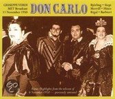 Giuseppe Verdii: Don Carlo (MET Broadcase 11 November 1950)