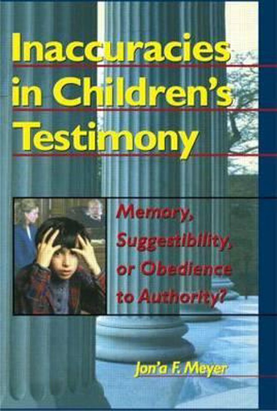 Inaccuracies In Children's Testimony - cover