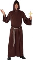 Verkleed kostuum - monnik - outfit voor heren - carnavalskleding - voordelig geprijsd M/L