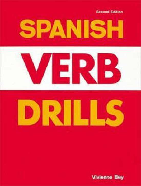 Spanish Verb Drills 9780844270340 Vivienne Bey Boeken