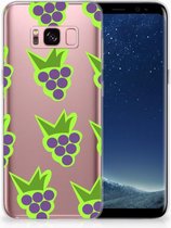 Geschikt voor Samsung S8 Siliconen Bumper Case Druiven