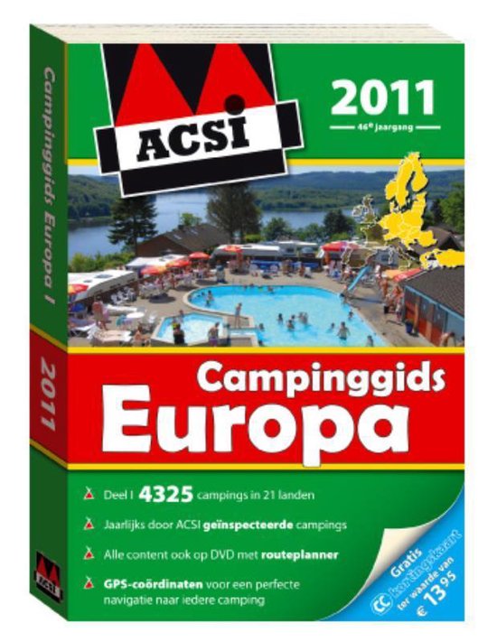 Cover van het boek 'ACSI Campinggids Europa 2011'