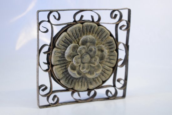 excelleren Mislukking mogelijkheid Decoratief wandpaneel (metaal & terracotta) | bol.com