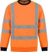 Yoworkwear Sweater RWS Fluor Oranje - Maat S