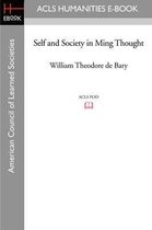 Self and Society in Ming Thought