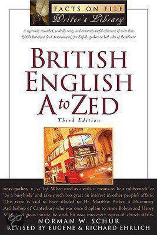 British English A To Zed 9780816064564 Norman Schur Boeken