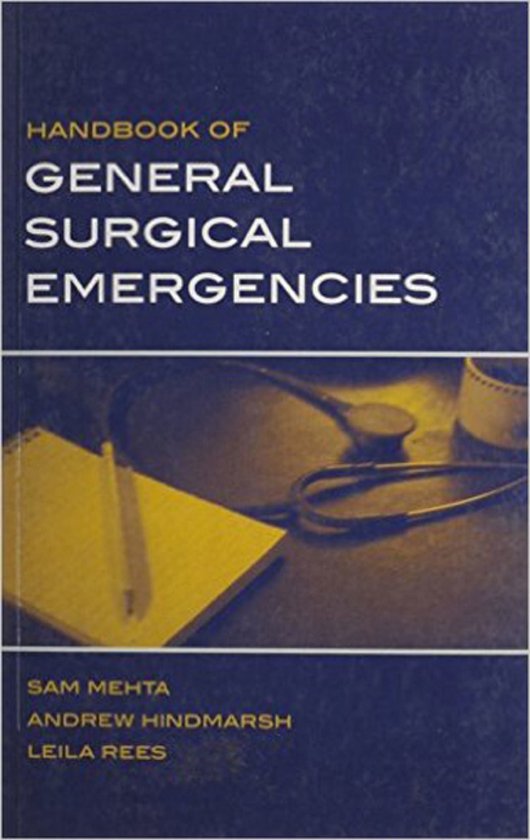 Handbook of General Surgical Emergencies - cover