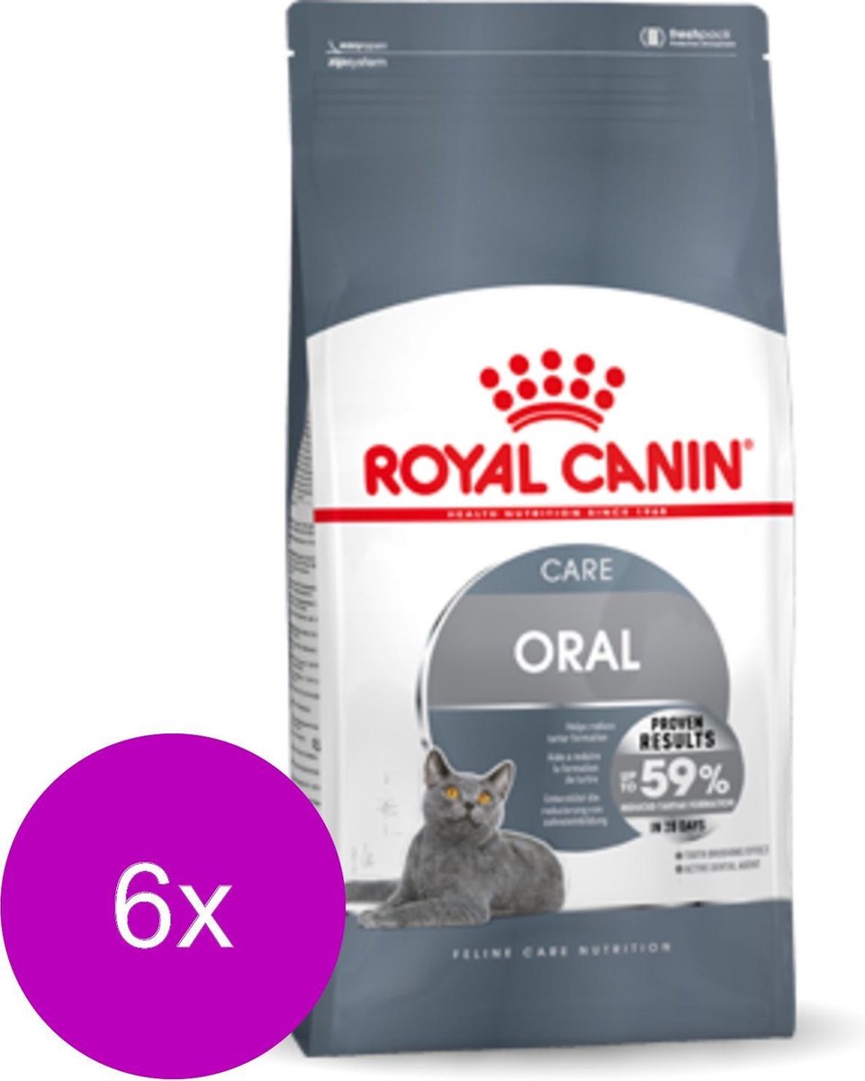 Royal Canin Royal Canin Dental Care - Kattenvoer - 6 x 400 g