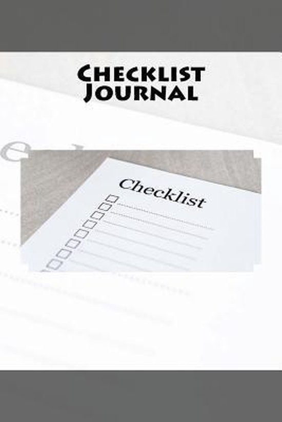 Checklist Journalier Checklist Journal, Wild Pages Press Journals & Notebooks ...