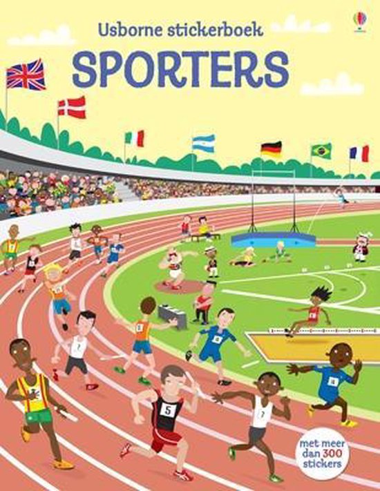 Cover van het boek 'Stickerboek-Sporters aankleden'
