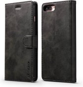 iPhone 8 Plus / 7 Plus Hoesje - Luxe Book Case - Zwart