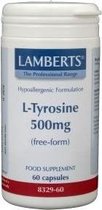 Lamberts L-Tyrosine 500 mg- 60 capsules