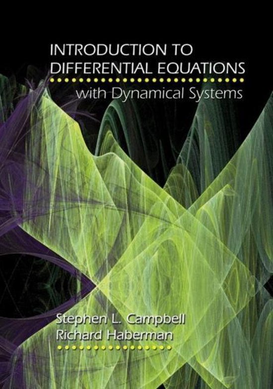 Introduction to Differential Equations with Dynamical Systems 9780691124742