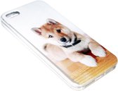 Lief honden siliconen hoesje Geschikt voor iPhone 5/ 5S/ SE