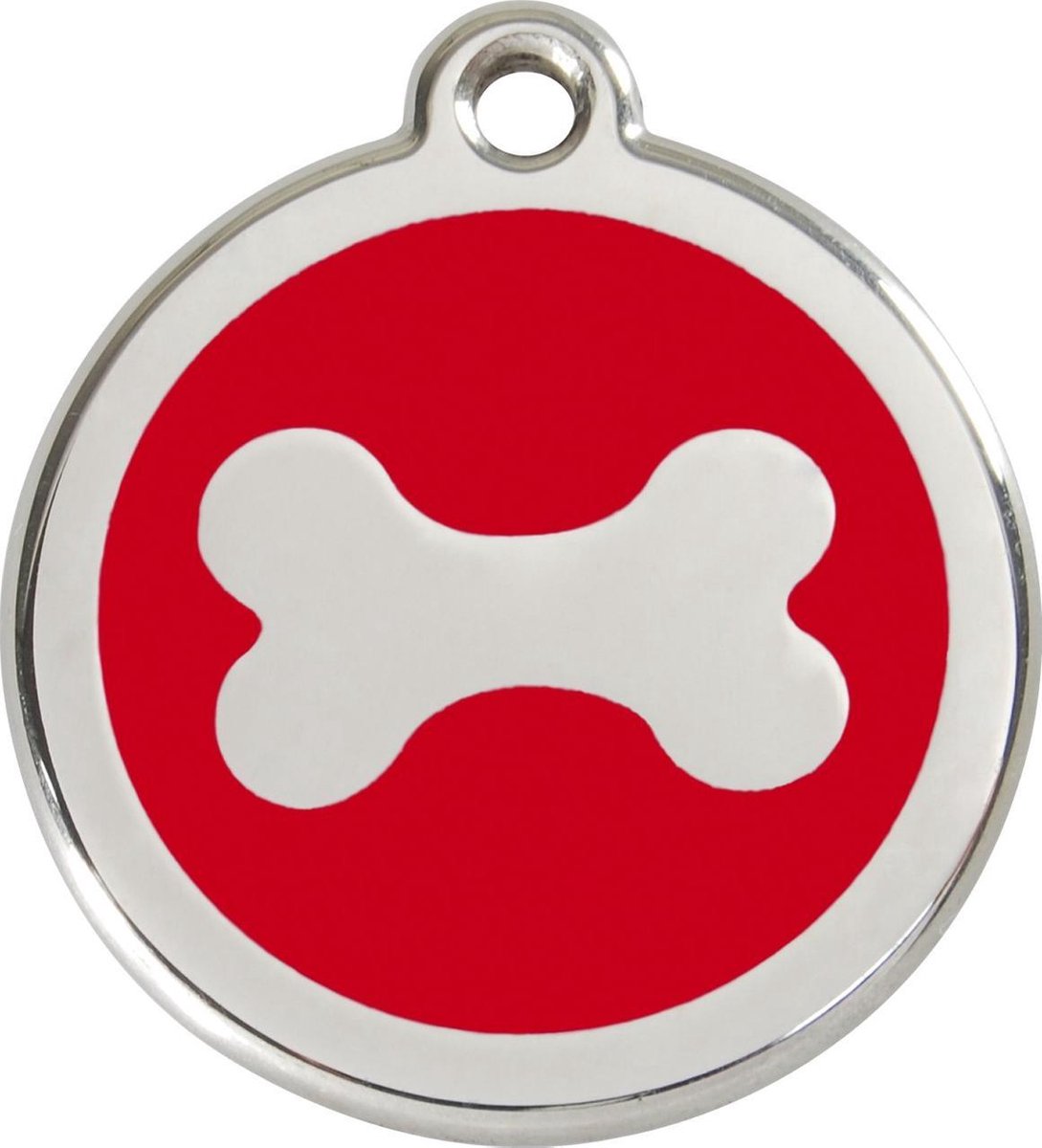 Bol.com Red Dingo Hondenpenning 30 mm bot rood aanbieding